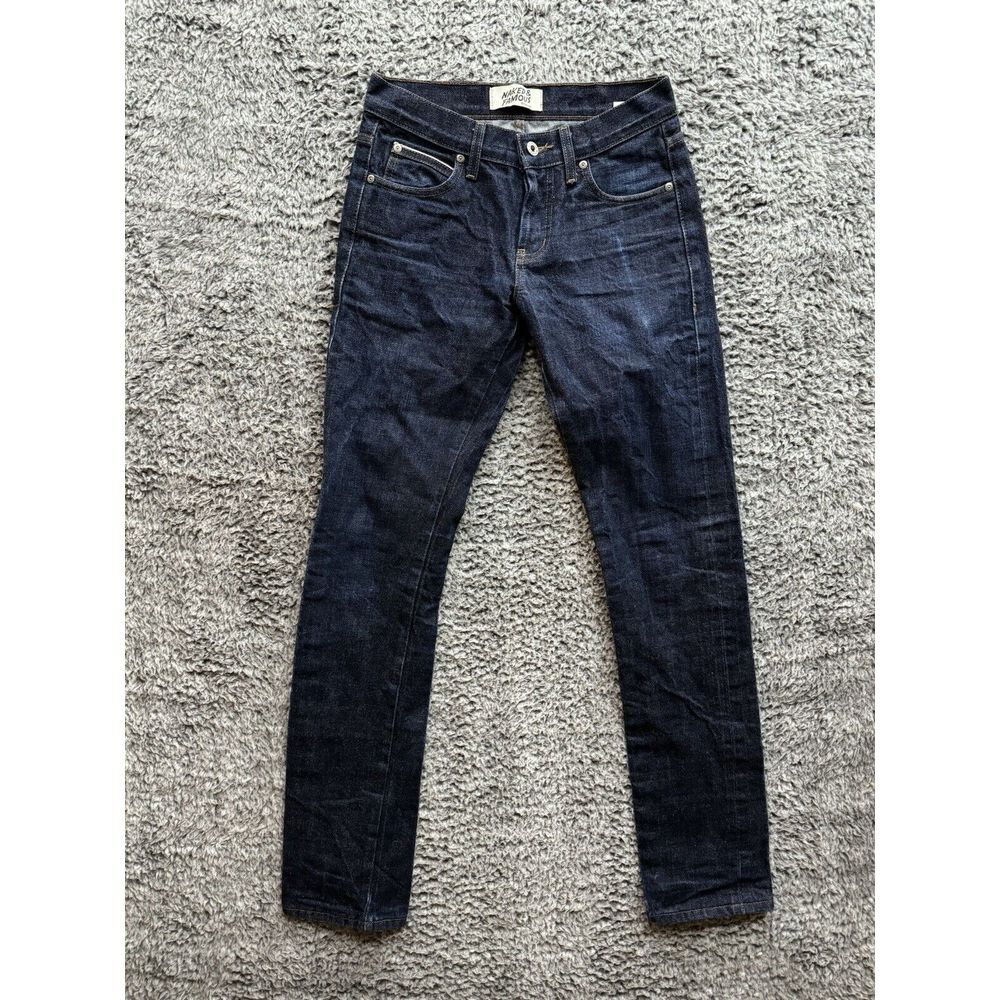 Naked & Famous Natural Indigo Selvedge Denim‎ Unsanforized 30 (27x32) Skinny Guy